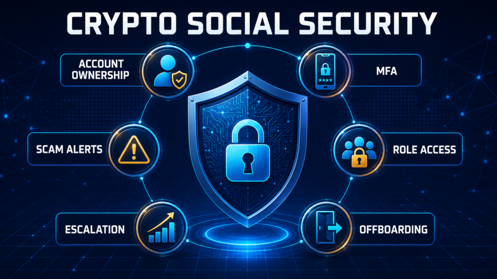 Security checklist for crypto social media accounts and communities