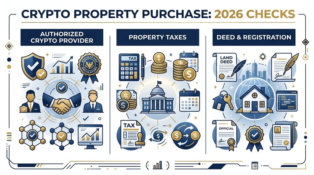 Key 2026 regulatory checks for buying Portuguese real estate with cryptocurrency
